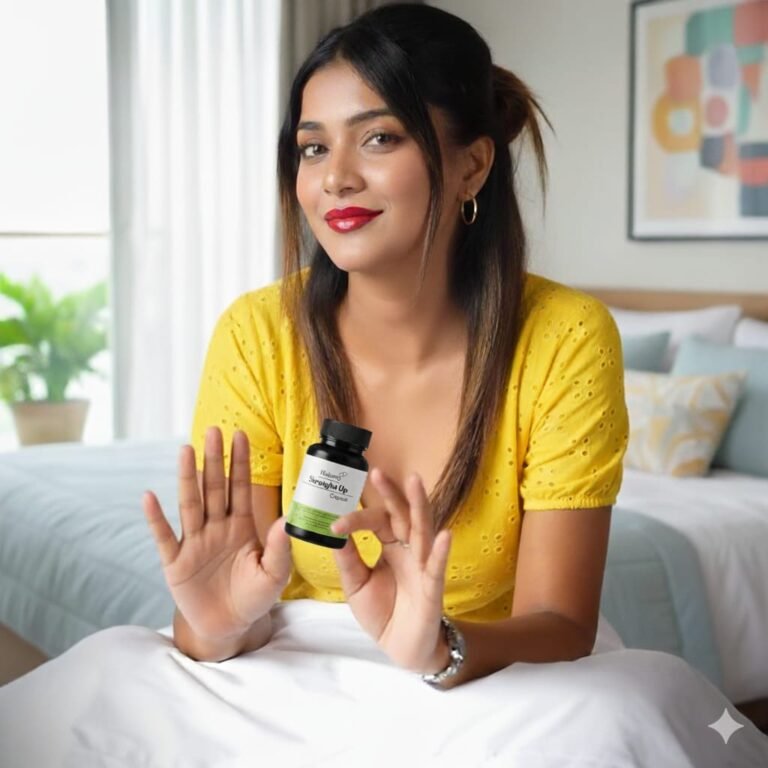 💊 Straight Up Capsule "सिर्फ कुछ ही दिन इस्तेमाल करने के बाद फर्क साफ दिखा। स्टैमिना और कॉन्फिडेंस दोनों लेवल पर बढ़ गया। अब रिलेशनशिप में पहले जैसा डर नहीं बल्कि पूरा कंट्रोल है। इसे लेना मेरे लिए गेम चेंजर साबित हुआ।"
